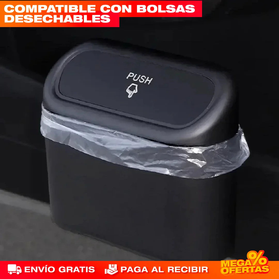 PROMO X2 CUBO DE BASURA PARA CARRO