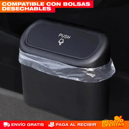 PROMO X2 CUBO DE BASURA PARA CARRO