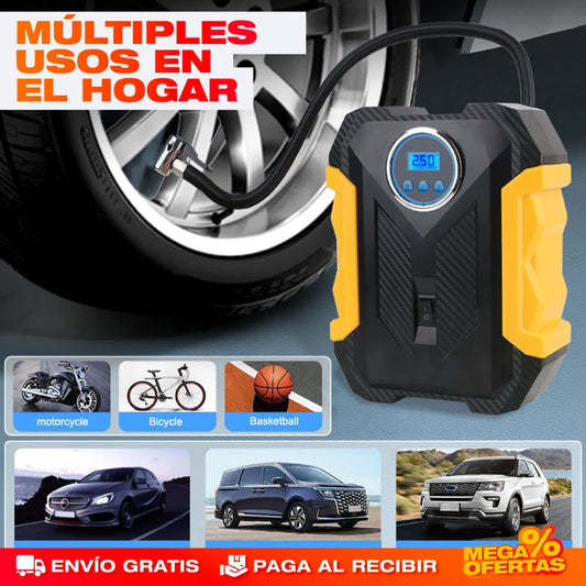 COMPRESOR DE AIRE PORTÁTIL PARA LLANTAS
