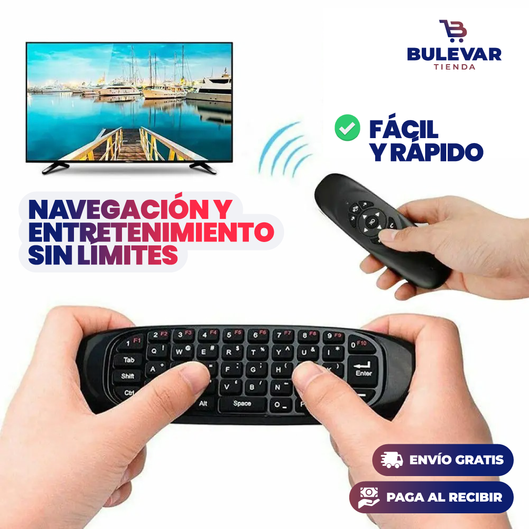 CONTROL REMOTO TECLADO Y AIR MOUSE