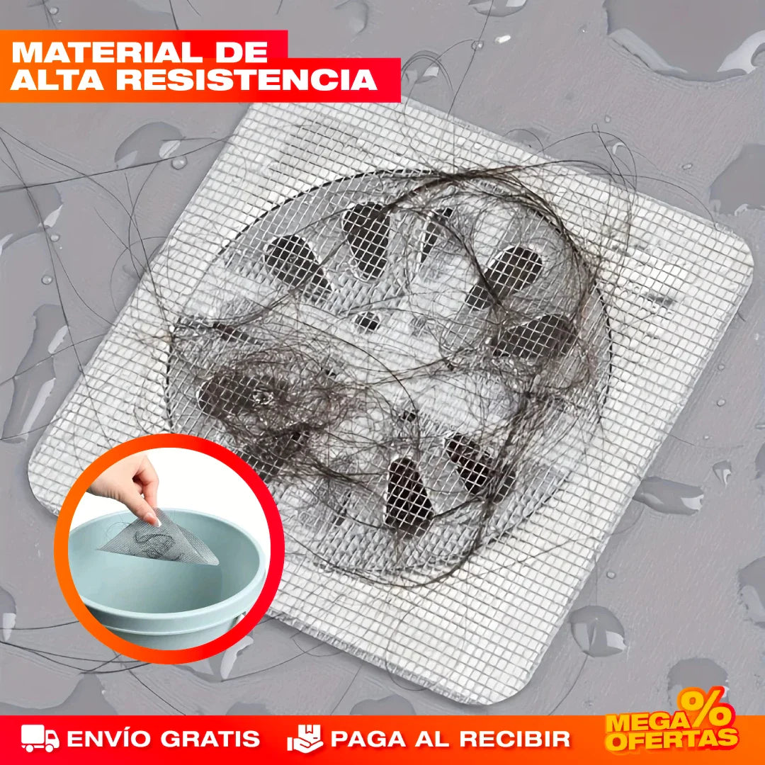 SET X 20 MALLAS FILTRO AUTOADHESIVA PARA DUCHA Y COCINA