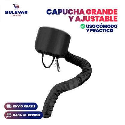 GORRO DE SECADO RÁPIDO Y CALEFACCIÓN PARA CABELLO