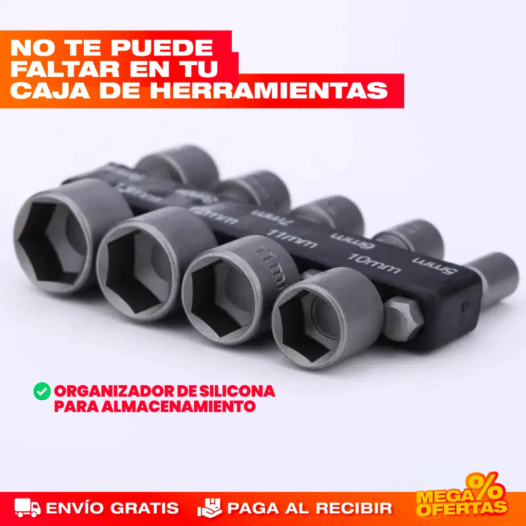 SET BOQUILLAS DE LLAVES HEXAGONALES x14 PIEZAS
