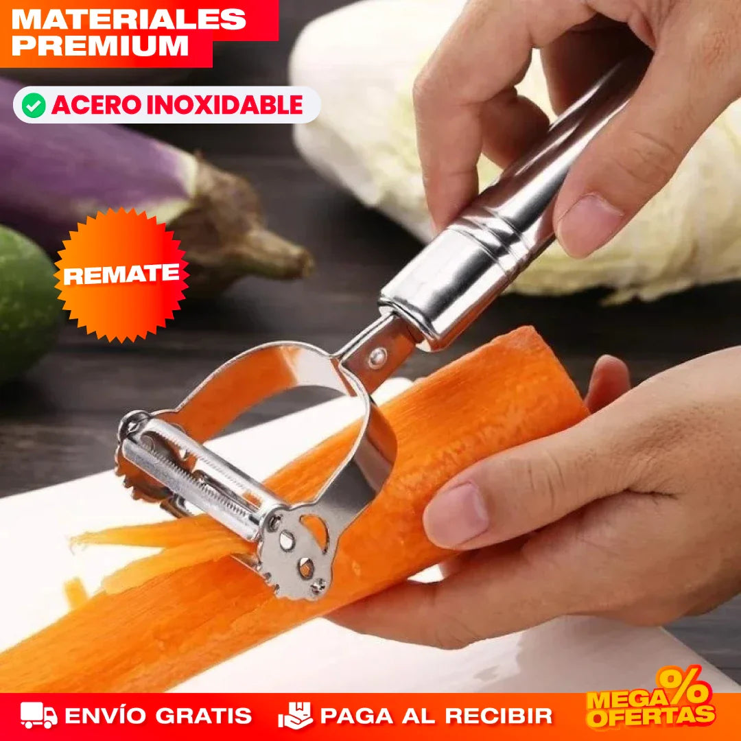 RALLADOR Y PELADOR DE VERDURAS MULTIFUNCIÓN