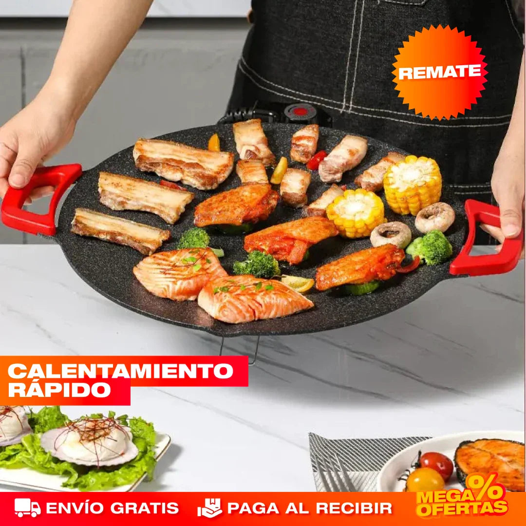 SARTÉN ELÉCTRICA ANTIADHERENTE TIPO COREANO