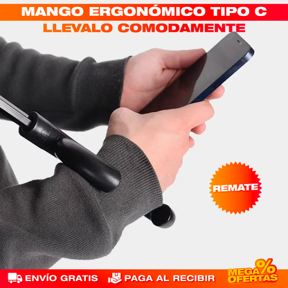 SOMBRILLA PARAGUAS INVERSA ANTIVIENTO