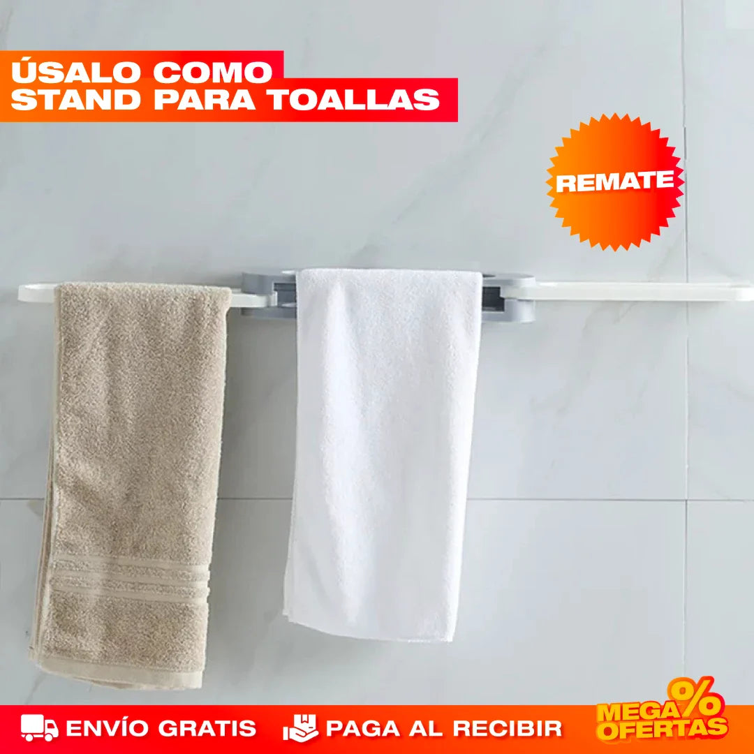 PROMO 2X1 SOPORTE PLEGABLE DE CHANCLAS 3 EN 1