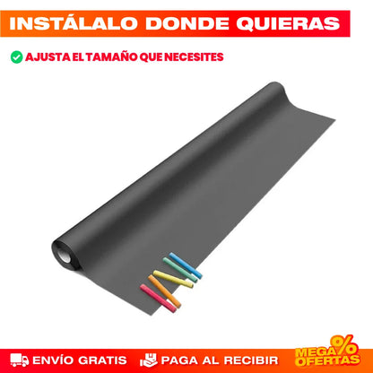PROMO 2X1 TABLERO ADHESIVO DE TIZA