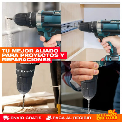 TALADRO INALÁMBRICO SET 23 PIEZAS