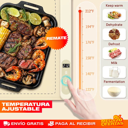TAPETE ELÉCTRICO DE CALENTAMIENTO PARA COCINA