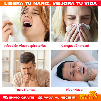 SET DE TIRAS NASALES MAGNÉTICAS ANTIRRONQUIDOS Y DEPORTIVAS