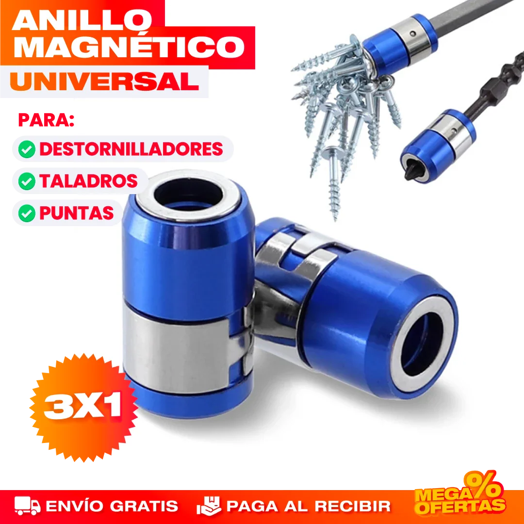 PROMO 3X1 ANILLO MAGNÉTICO DESTORNILLADOR