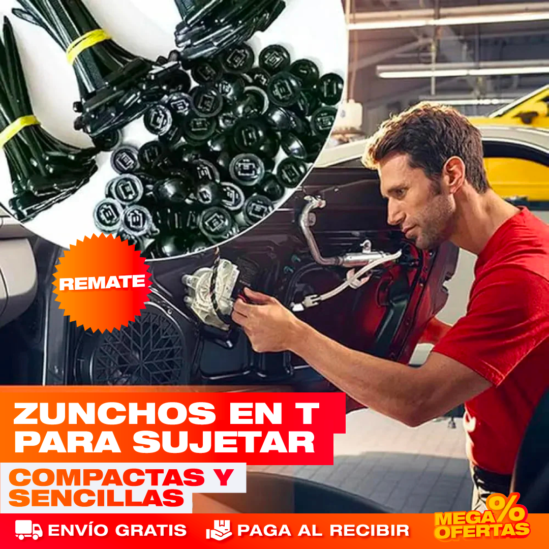 ZUNCHOS DE SUJECIÓN - PROMO PAGA 50 LLEVA 100