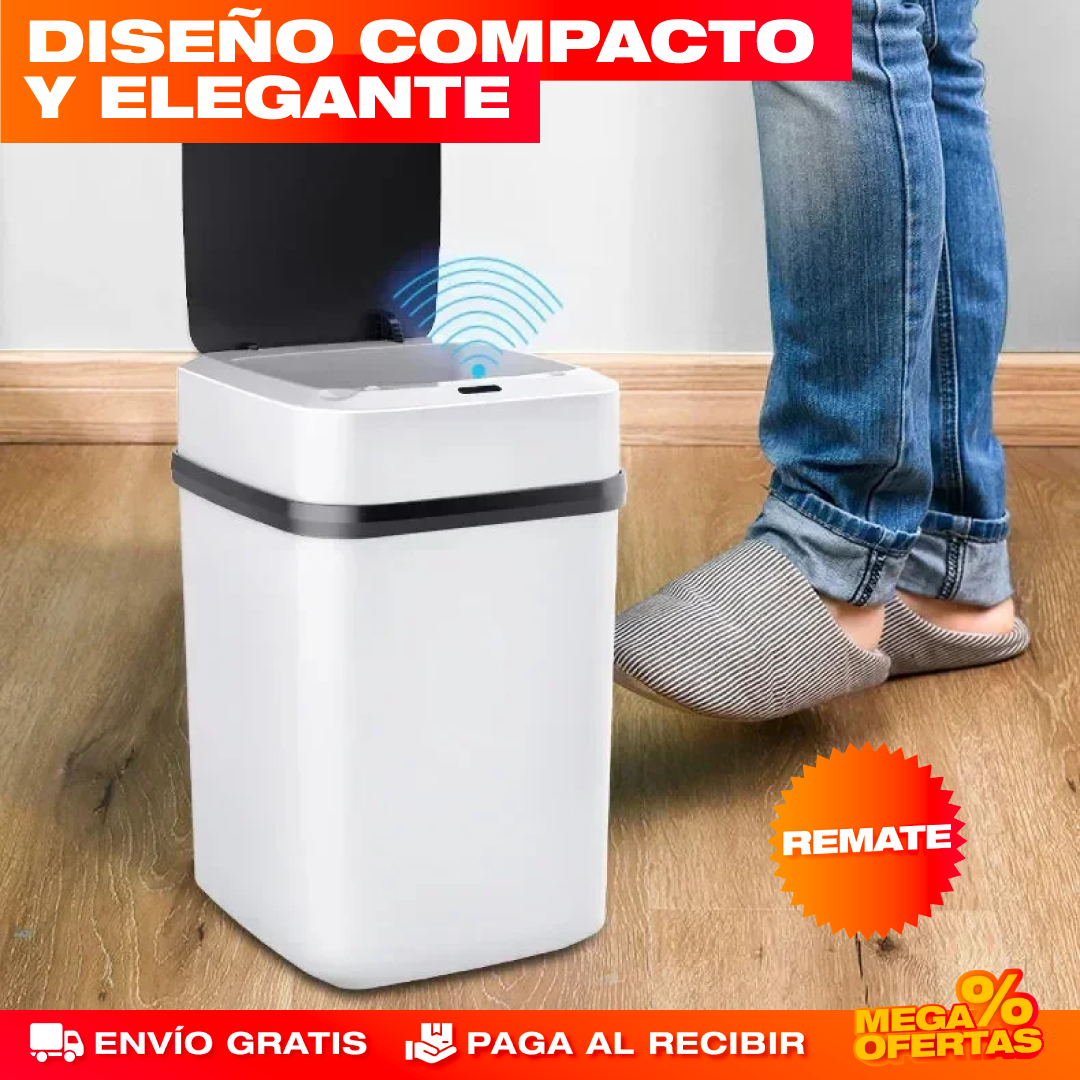 CANECA DE BASURA CON SENSOR INTELIGENTE