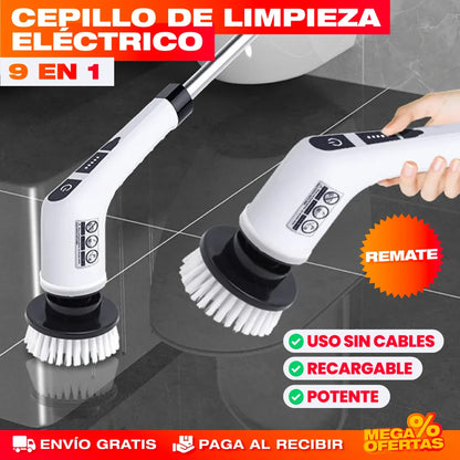 CEPILLO DE LIMPIEZA ELÉCTRICO 9 EN 1