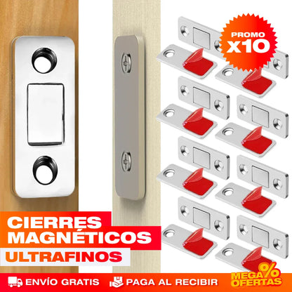 SET X10 CIERRES MAGNÉTICOS ULTRAFINOS