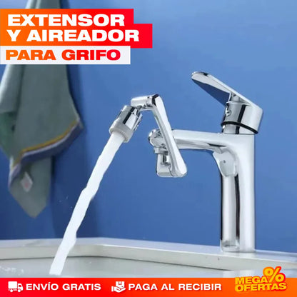 GRIFO UNIVERSAL CON EXTENSIÓN GIRATORIO
