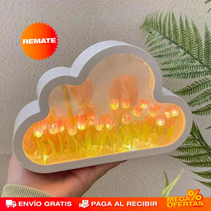 LÁMPARA LUZ DE MAR DE TULIPANES