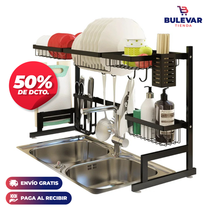 ORGANIZADOR Y ESCURRIDOR DE PLATOS