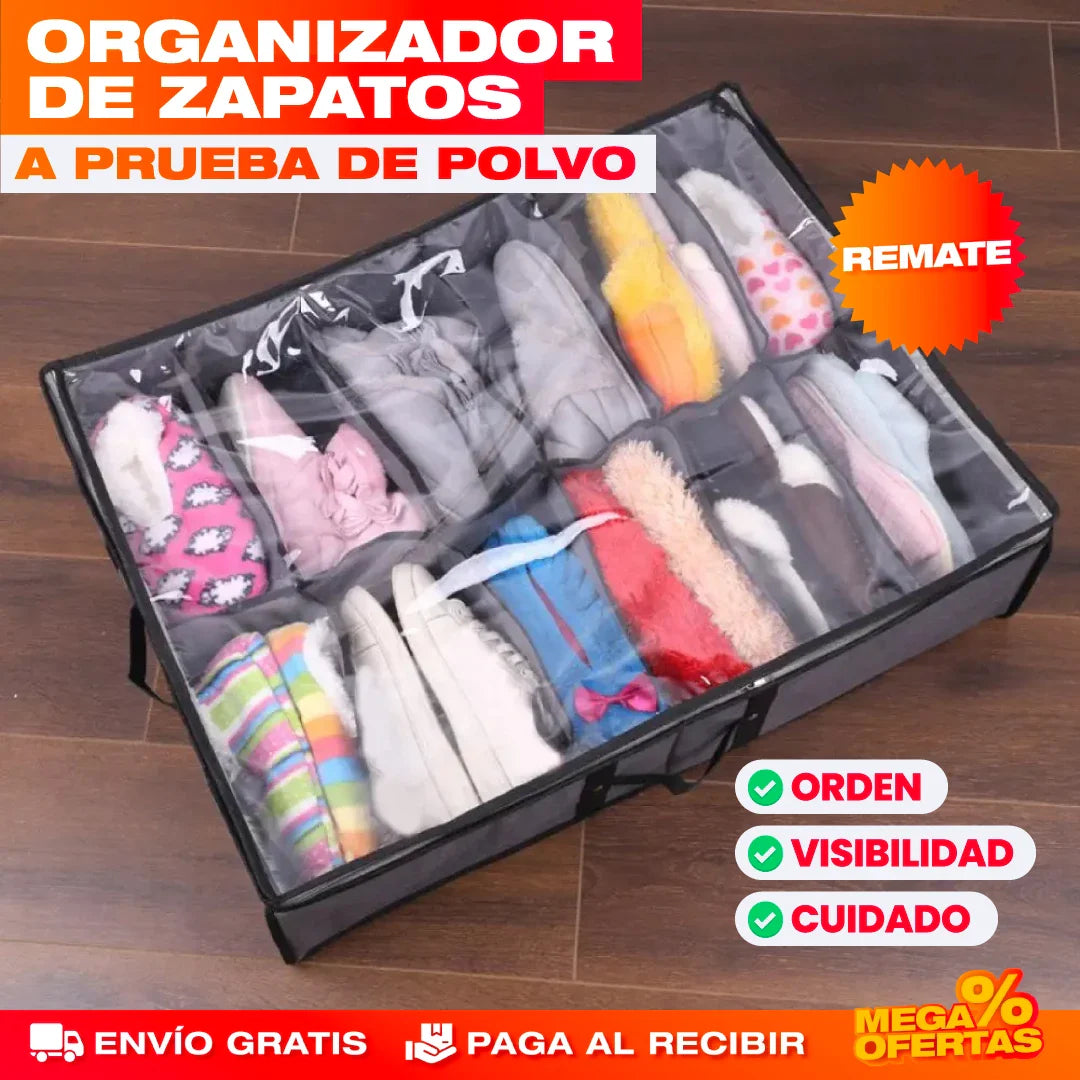 ZapBox™ - ORGANIZADOR DE ZAPATOS BAJO CAMA