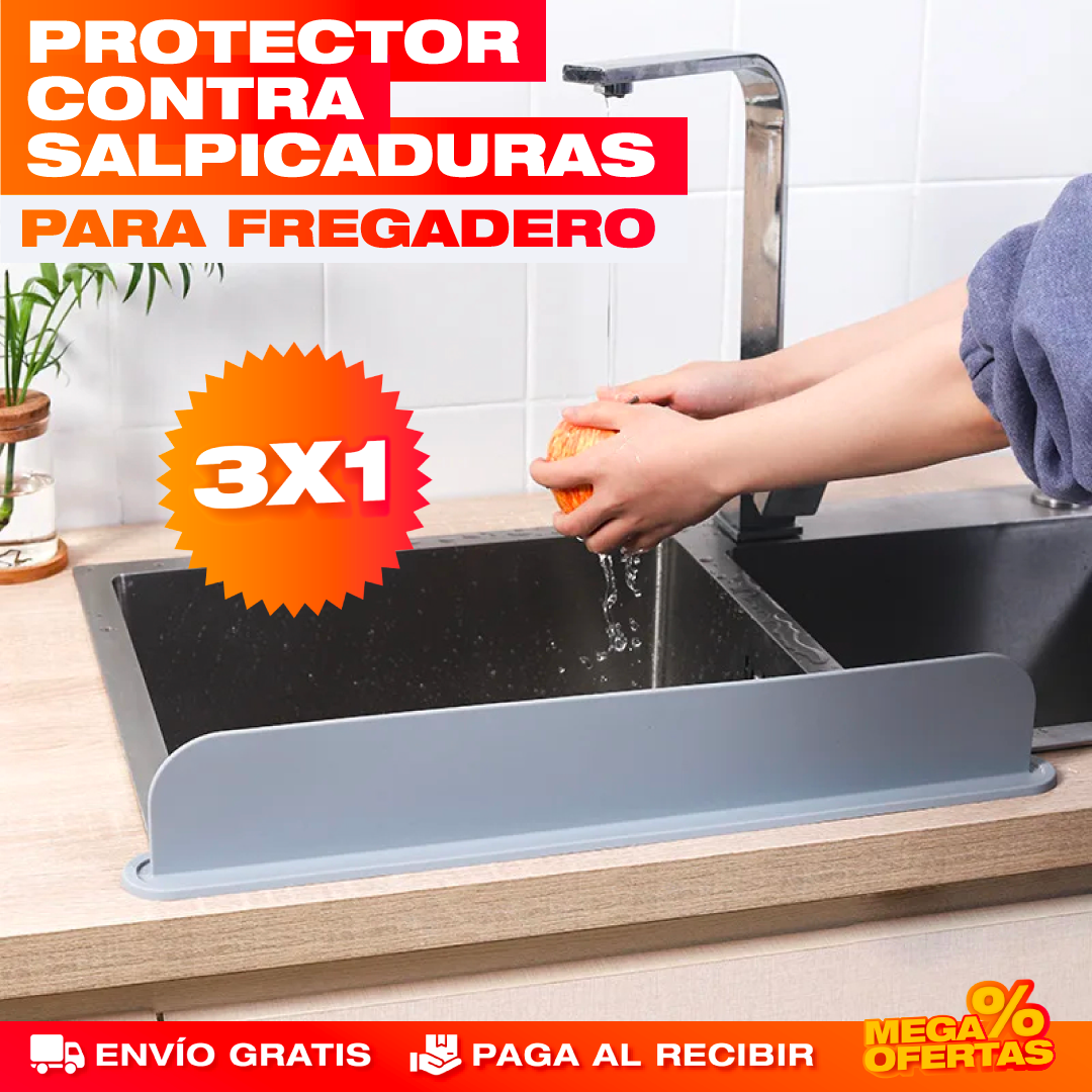 PROMO 3X1 PROTECTOR CONTRA SALPICADURAS DE SILICONA