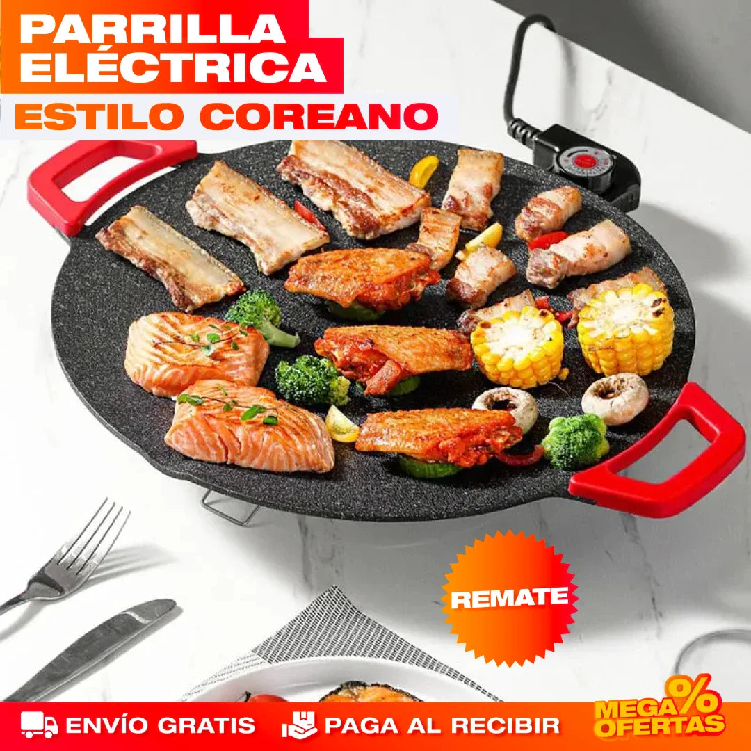 SARTÉN ELÉCTRICA ANTIADHERENTE TIPO COREANO