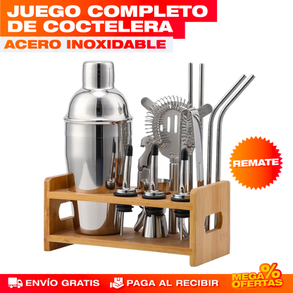 KIT PROFESIONAL DE COCTELERÍA 14 PIEZAS
