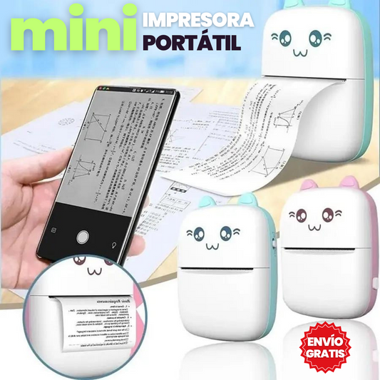 MINI IMPRESORA TÉRMICA PORTÁTIL BLUETOOTH GATITO