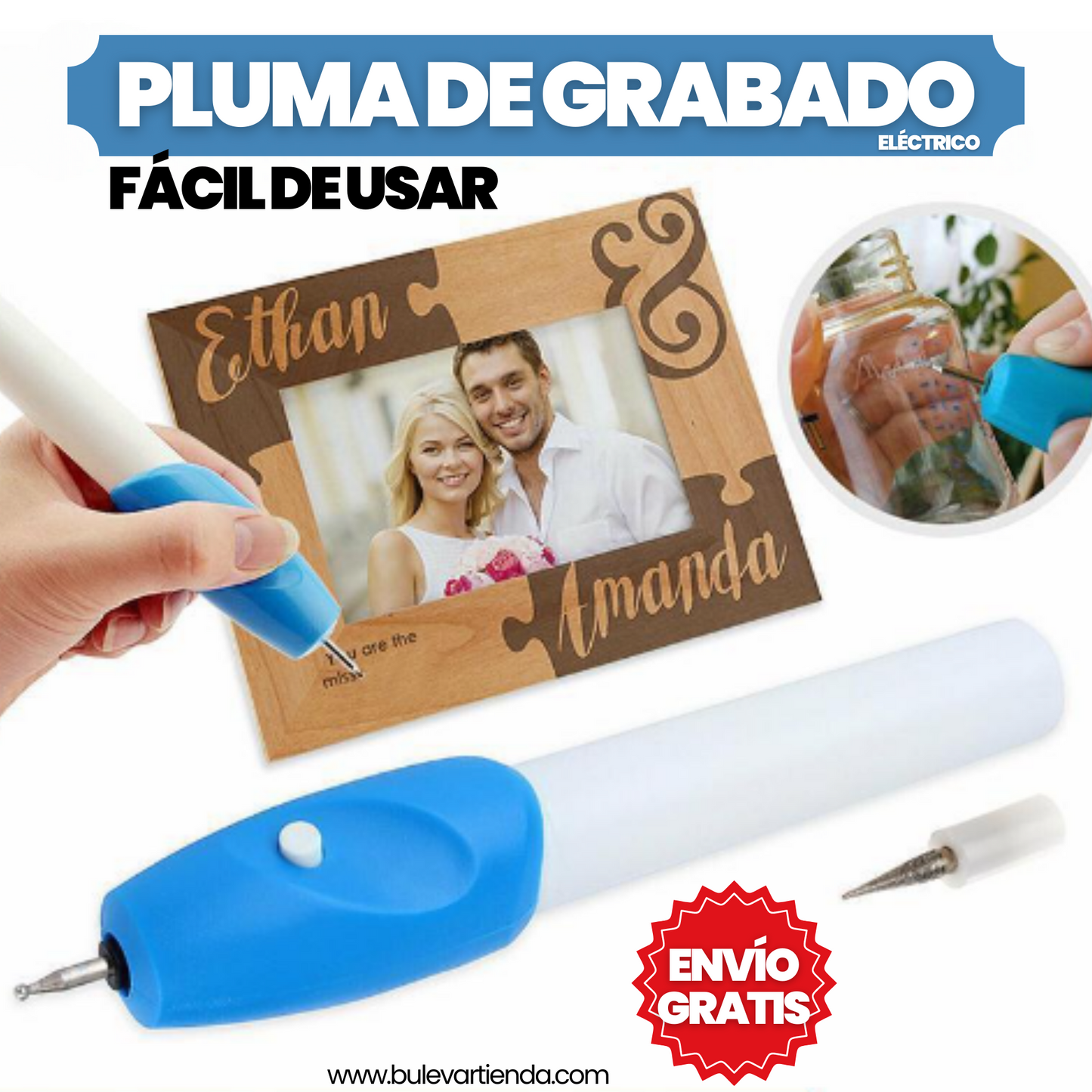 MINI PLUMA DE GRABADO ELÉCTRICO