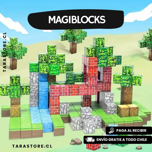 Bloques Magnéticos Construcción 75 PIEZAS - Creatividad, Imaginación y Desarrollo Motriz