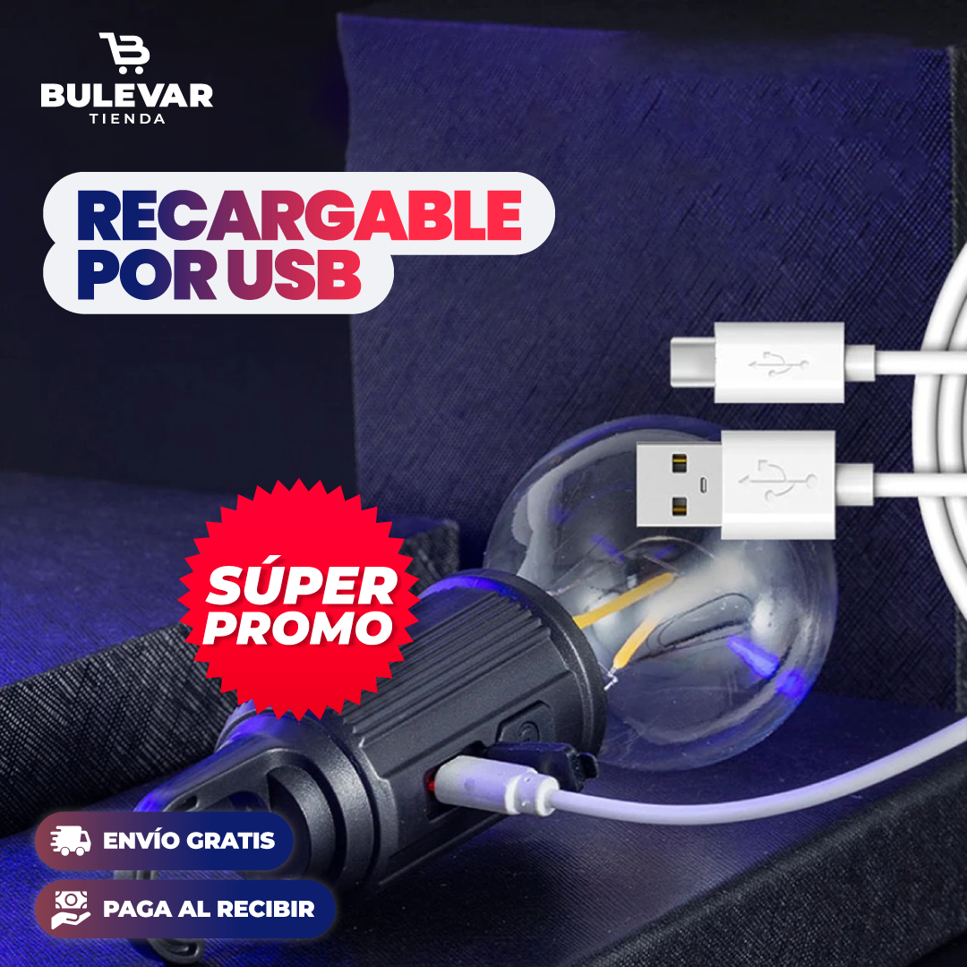 LUZ DE CAMPING RECARGABLE