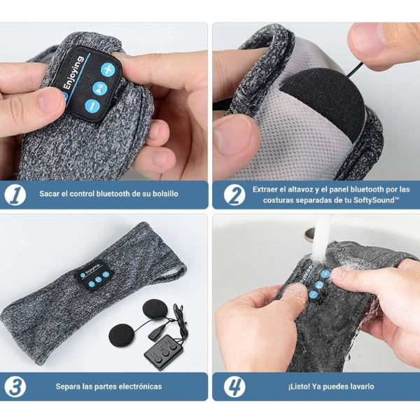 AURICULARES INALÁMBRICOS ESTILO DIADEMA PARA DORMIR