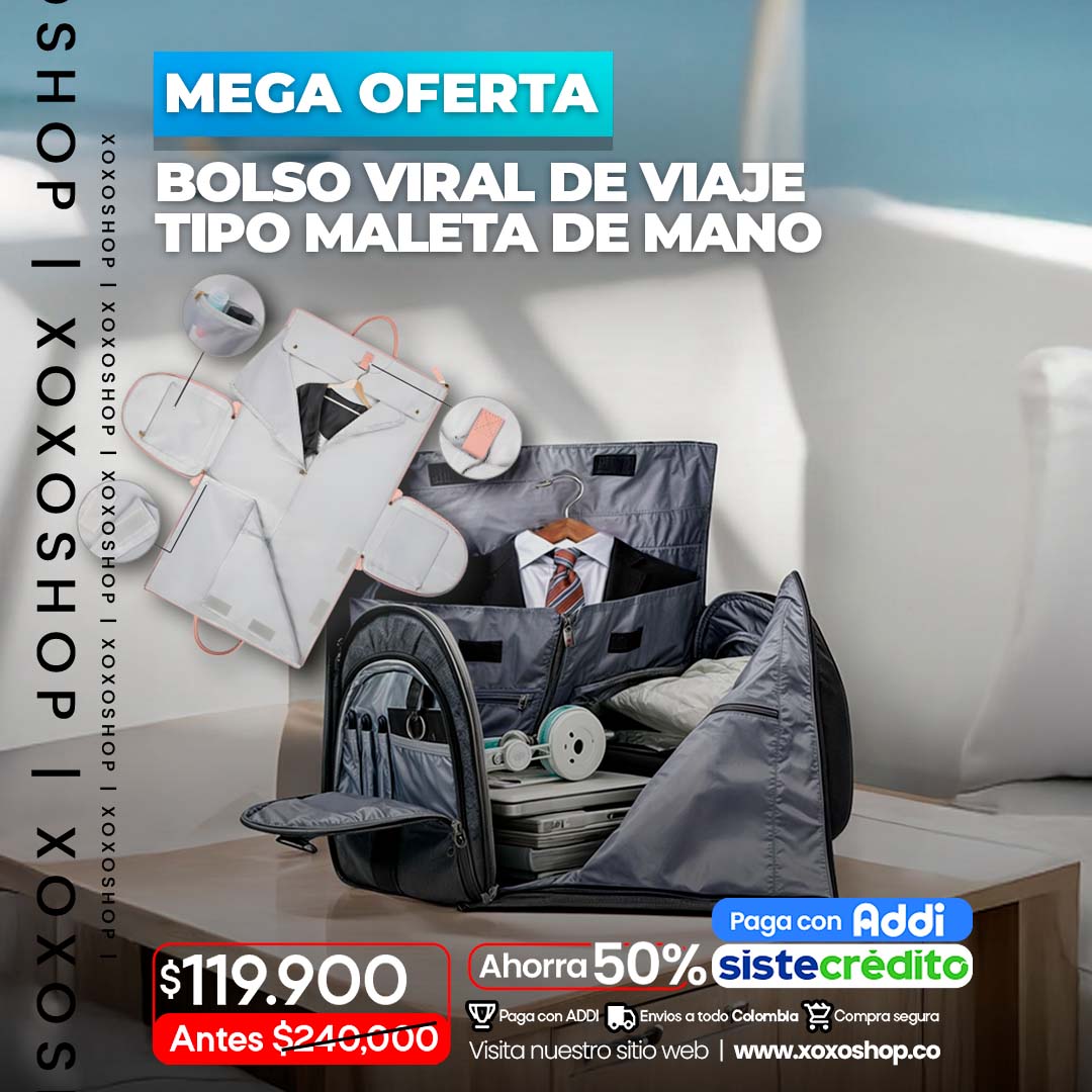 Maleta de mano viral de viaje