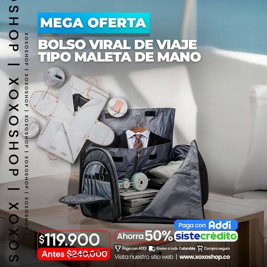 Maleta de mano viral de viaje