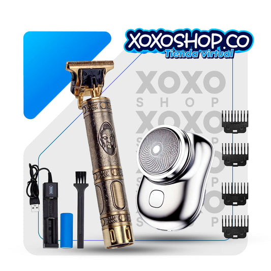 Combo de barberia patillera bz+ mini shaver
