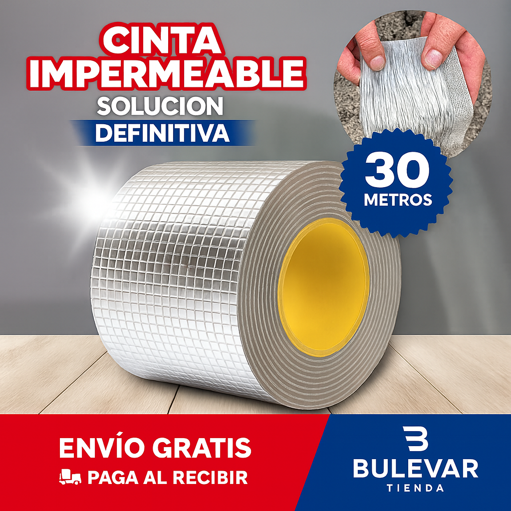 CINTA IMPERMEABLE 30 METROS