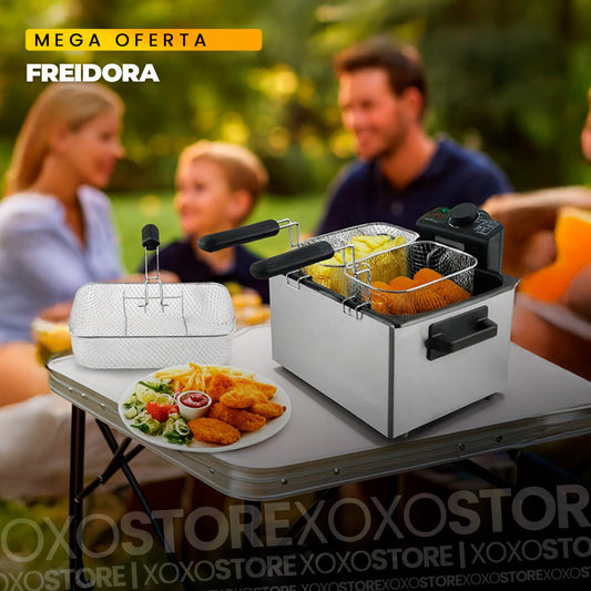 Freidora sokany 2 divisiones 10 litros