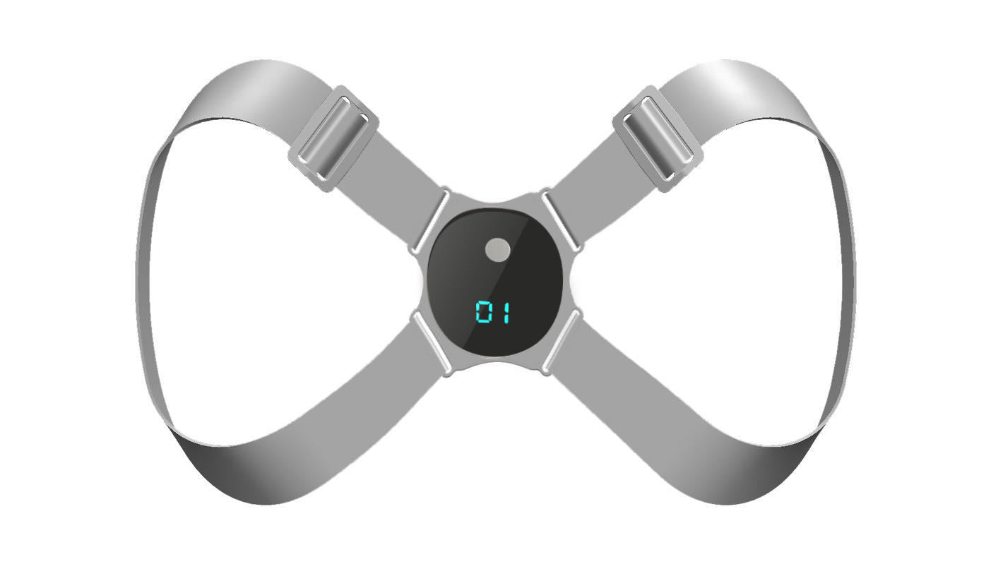 CORRECTOR DE POSTURA INTELIGENTE PARA ESPALDA Y HOMBROS