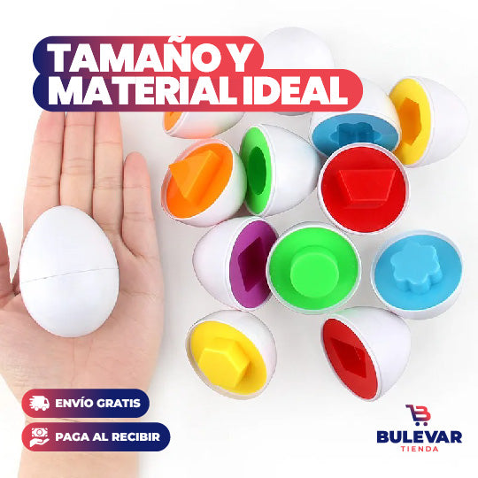 JUGUETE MONTESSORI EN FORMA DE HUEVO