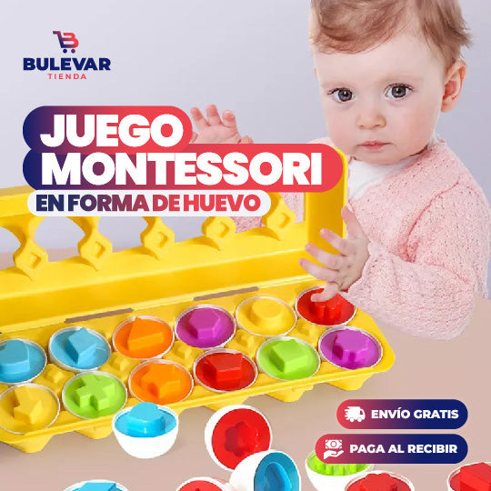 JUGUETE MONTESSORI EN FORMA DE HUEVO