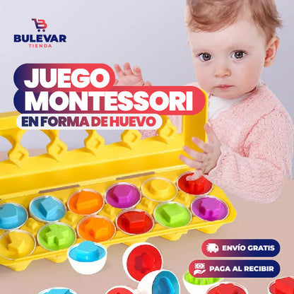 JUGUETE MONTESSORI EN FORMA DE HUEVO