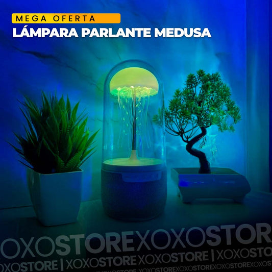 Parlante medusa luz led