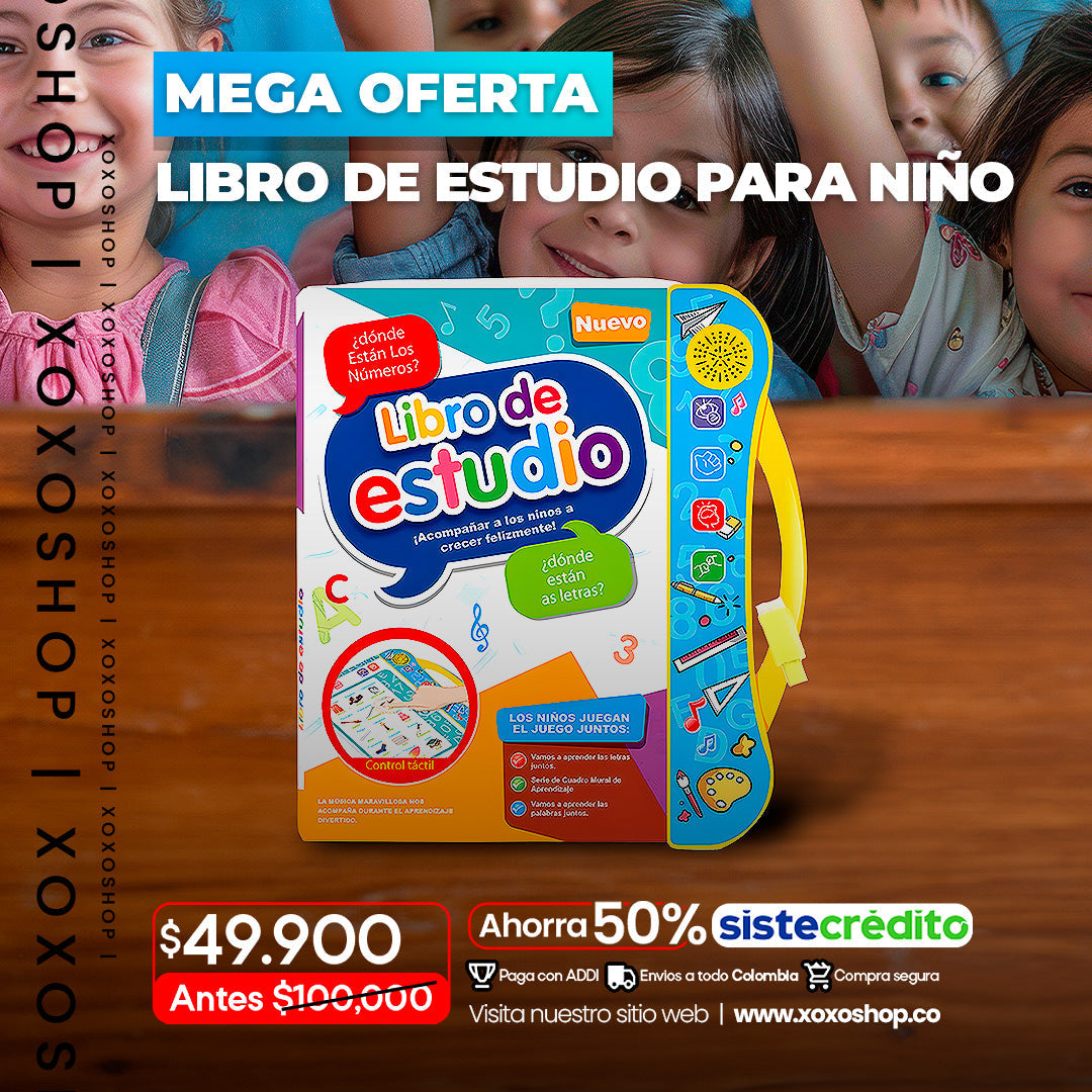 Libro de estudio educativo infantil