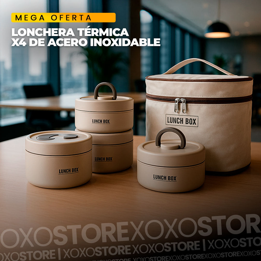 Lonchera termica de X4