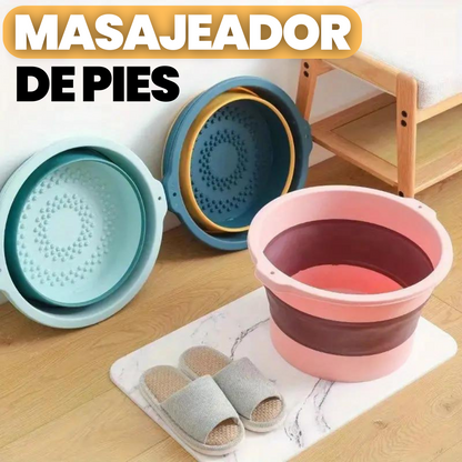 CUBETA MASAJEADOR DE PIES PLEGABLE