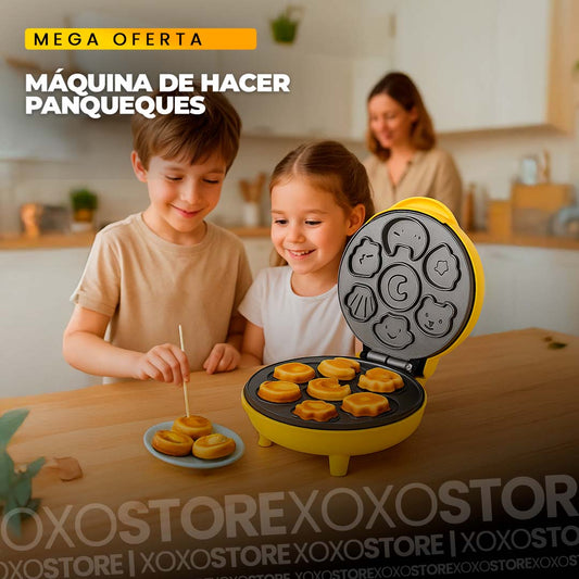 Maquina de hacer panqueques con figuras