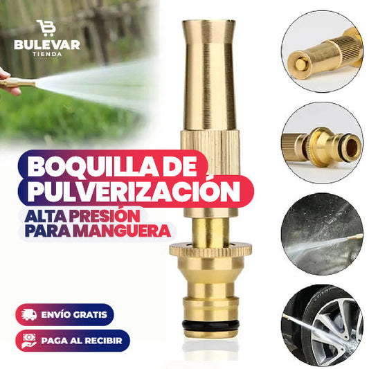 BOQUILLA DE PULVERIZACIÓN, ALTA PRESIÓN PARA MANGUERA