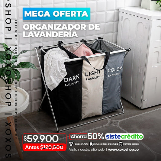 Organizador de lavanderia por 3