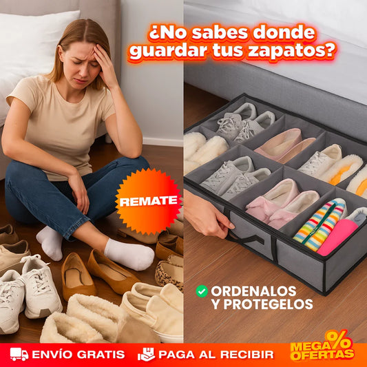 ZapBox™ - ORGANIZADOR DE ZAPATOS BAJO CAMA