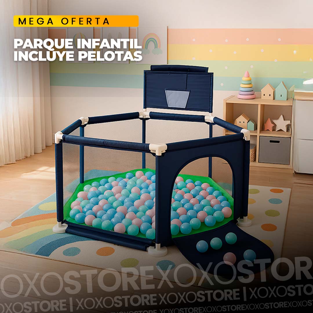 Parque corral infantil +pelotas